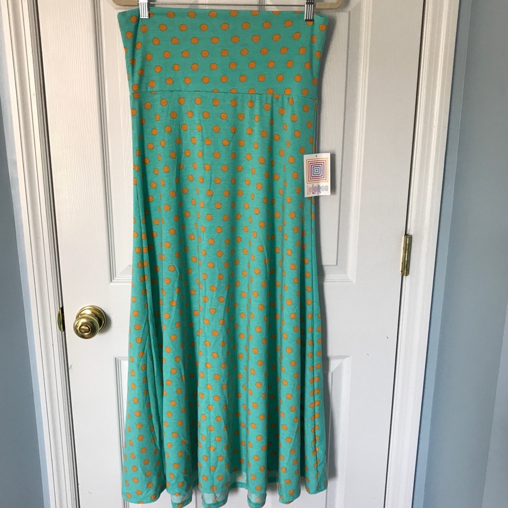 LuLaRoe | Maxi Skirt | Aqua | M